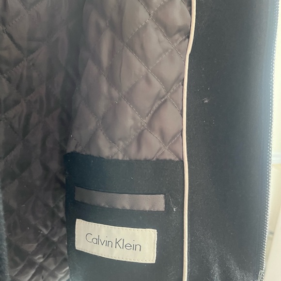 Black Wool Calvin Klein Jacket - Picture 3 of 6